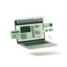 Illustration 3D ordinateur portable avec maquettes d'interfaces web et wireframes